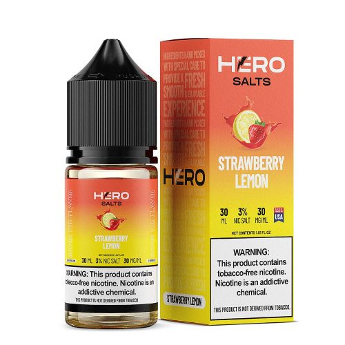 Strawberry Lemon by Hero E-Liquid 30mL (Salts)