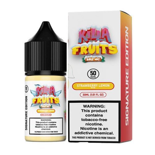 Strawberry Lemon on Ice by Killa Fruits Signature TFN Salts Series 30mL with Packaging