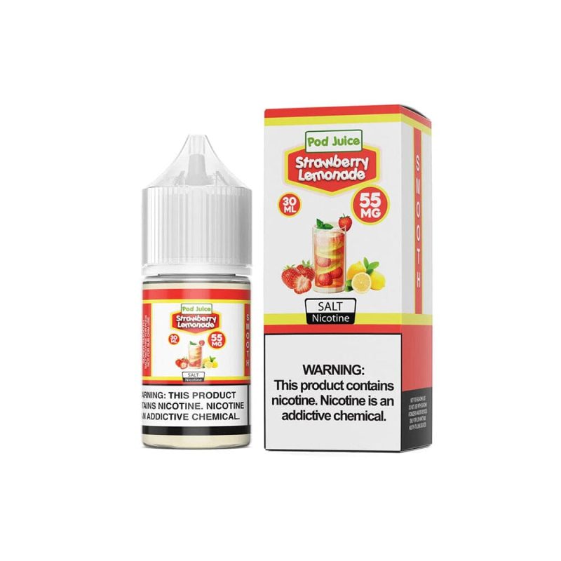 strawberry lemonade salt by pod juice e liquid 30ml 400564