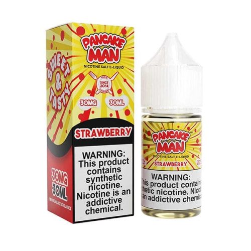 Strawberry Pancake | Pancake Man Salts | 30mL with packaging