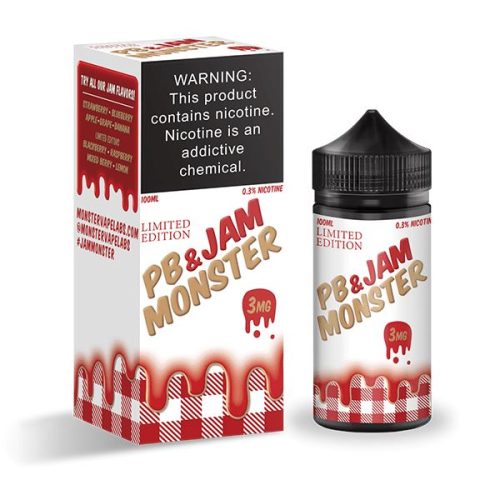 strawberry pbj by jam monster e liquid flawless vape shop 142337