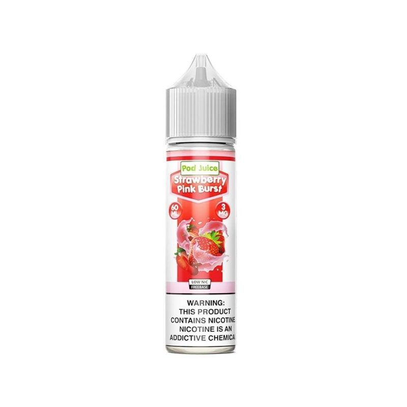 strawberry pink burst by pod juice e liquid 159795