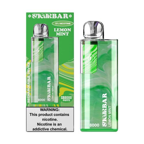 Sugarbar SB8000 Disposable 8000 Puffs 19mL 50mg lemon mint