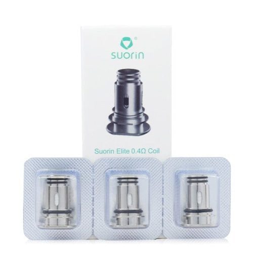 Suorin Elite Coils (3-Pack) 0.4 ohm with packaging