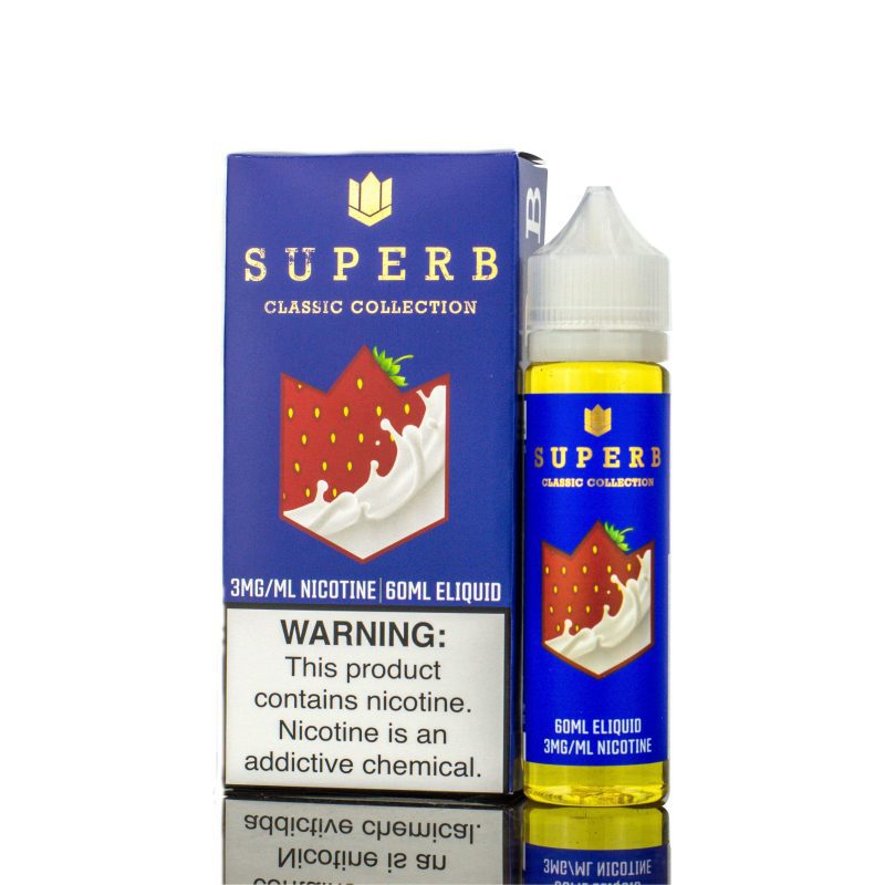 superb classic collection strawberry milk 60ml eliquid 243707