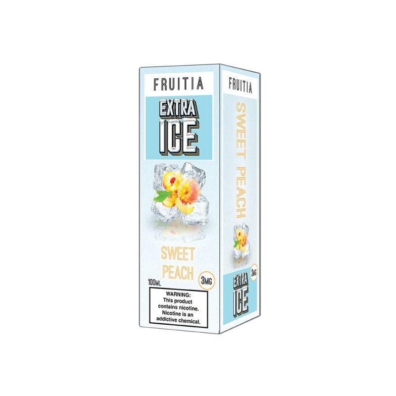 sweet peach by fruitia extra ice 100ml 978605