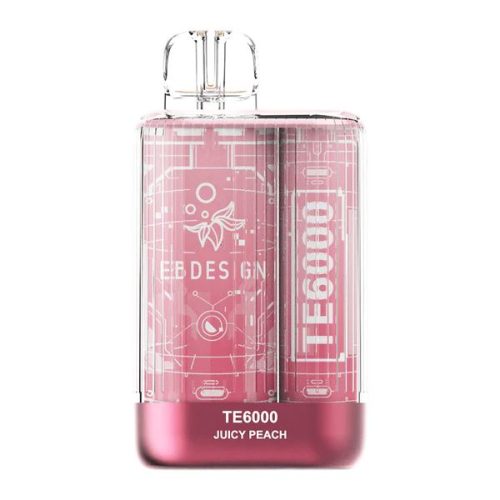 TE6000 (Non Branded EBDESIGN) Disposable | 6000 Puffs | 10.3mL | 4% Juicy Peach