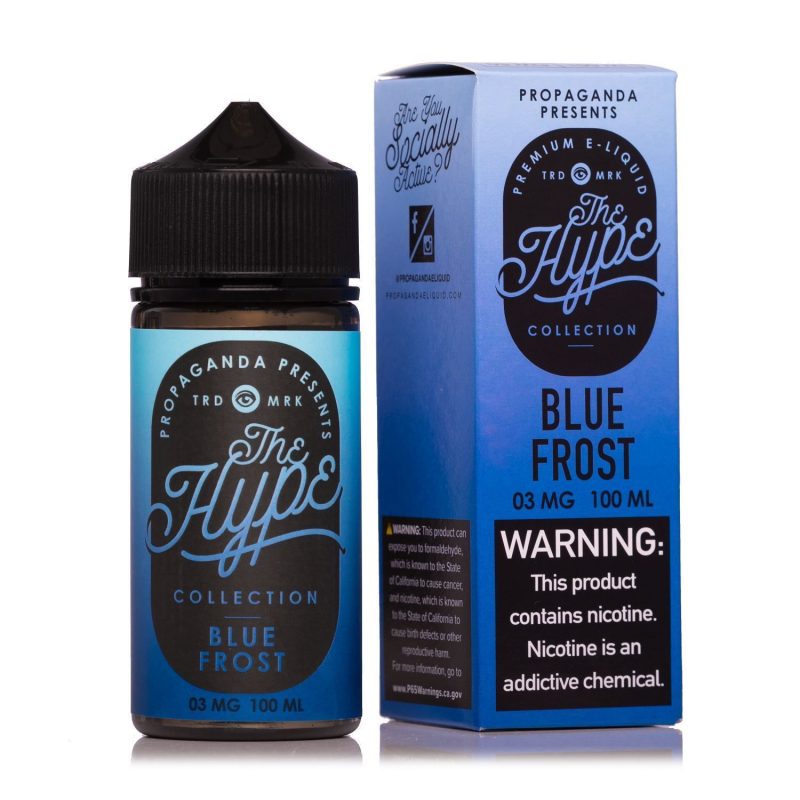 the hype collection blue frost 100ml eliquid 544947