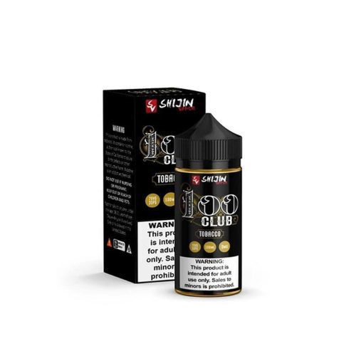 Tobacco by Shijin Vapor 100 Club E-Liquid 100ml with packaging