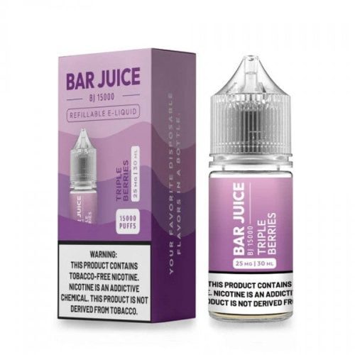 Triple Berries by Bar Juice BJ15000 Salts 30mL with Packaging