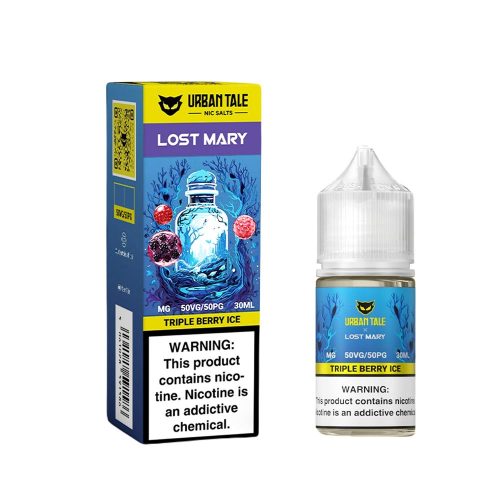 Triple Berry Ice | Urban Tale Lost Mary Salts | 30mL | Bottle with Packaging