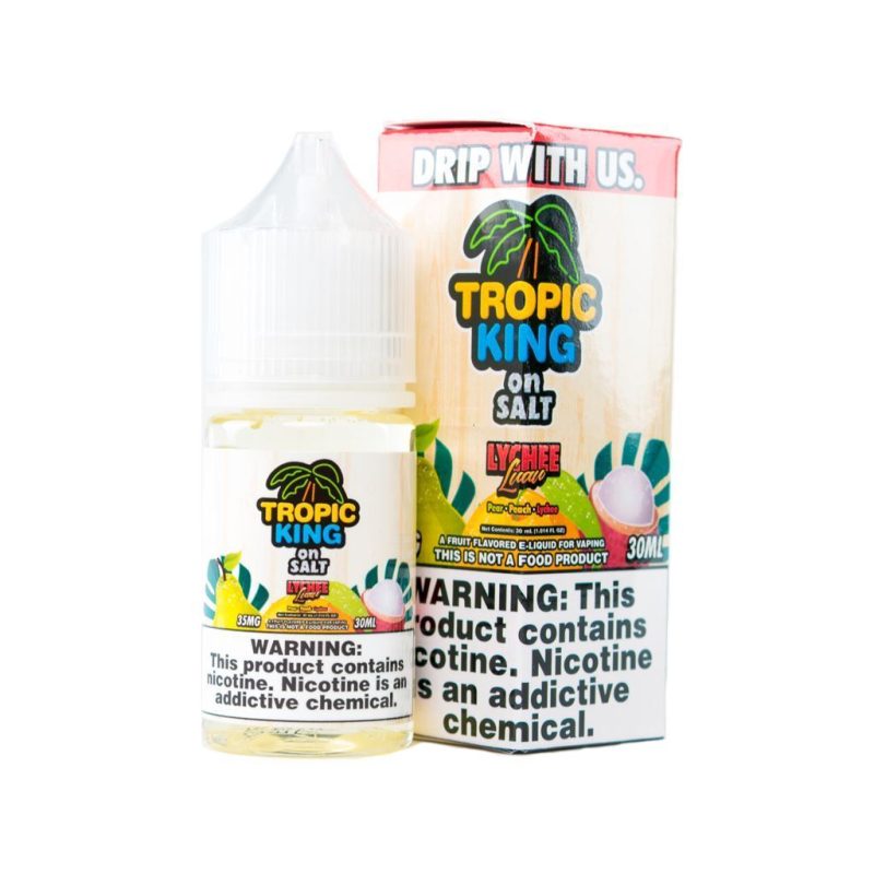 tropic king on salt lychee luau 30ml eliquid 703482