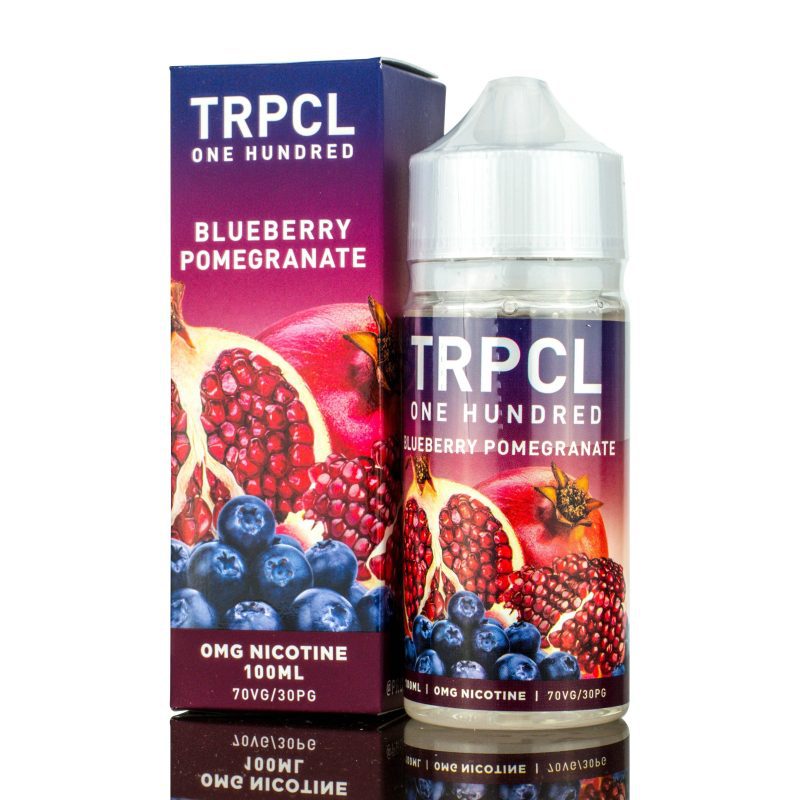 trpcl one hundred blueberry pom eliquid 718699