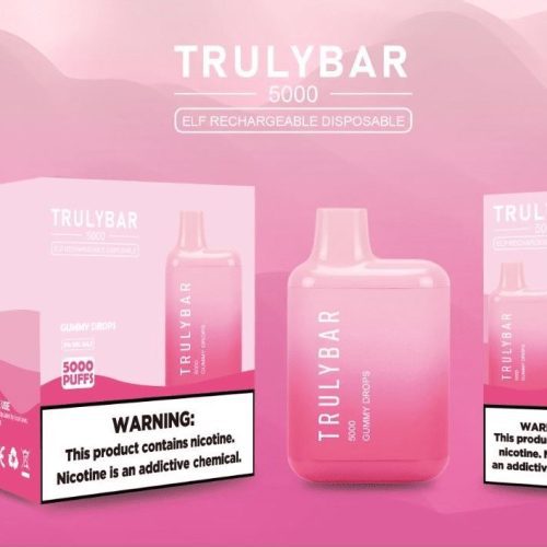 Truly Bar (Elf Edition) 5000 Puffs 13mL gummy drops with packaging