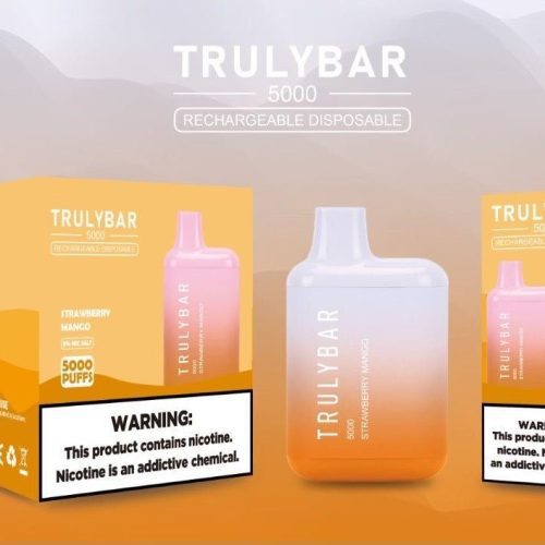 Truly Bar (Elf Edition) 5000 Puffs 13mL strawberry mango with packaging