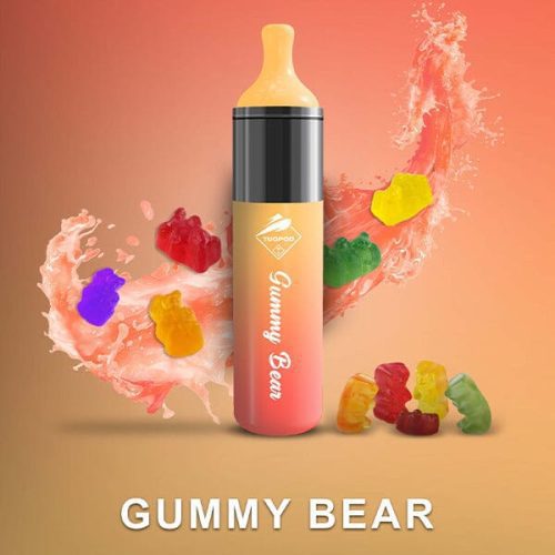 Tugpod EVO Disposable 4500 Puffs 10mL 50mg gummy bear with background