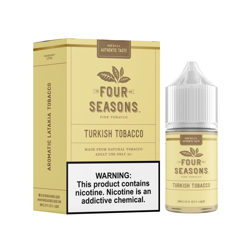 turkish tobacco by four seasons free base 30ml 536607