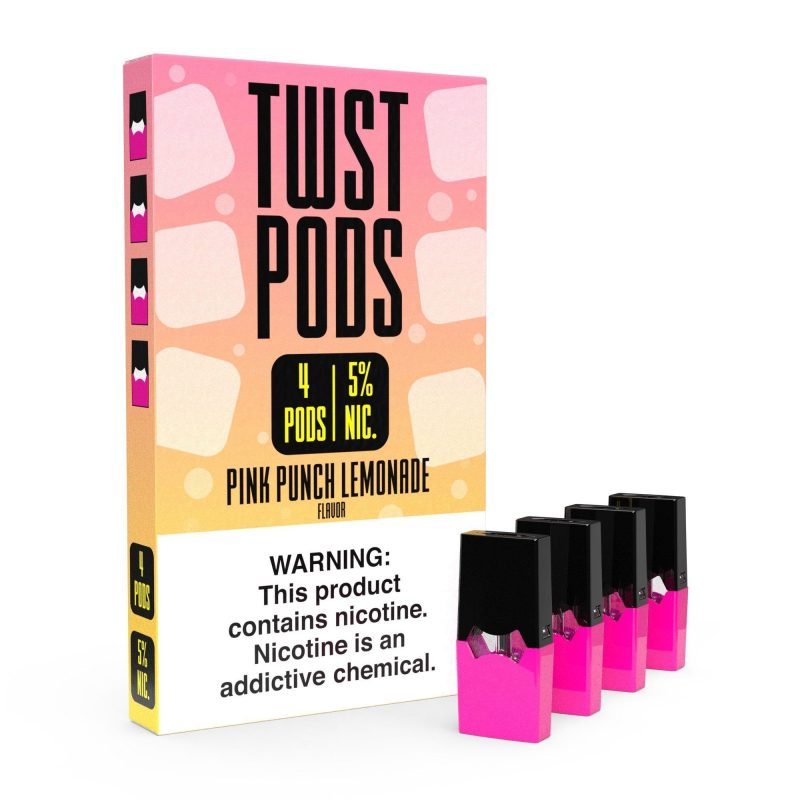 twst pods pink punch lemonade juul compatible pods 5 pack 759625