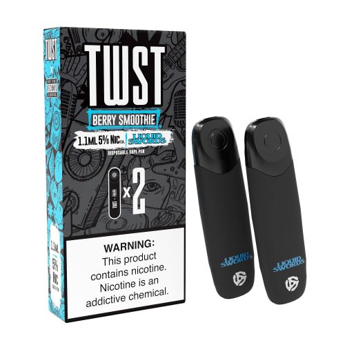 TWST X OTR | Disposables 5% Nicotine (Individual) berry smoothie with packaging