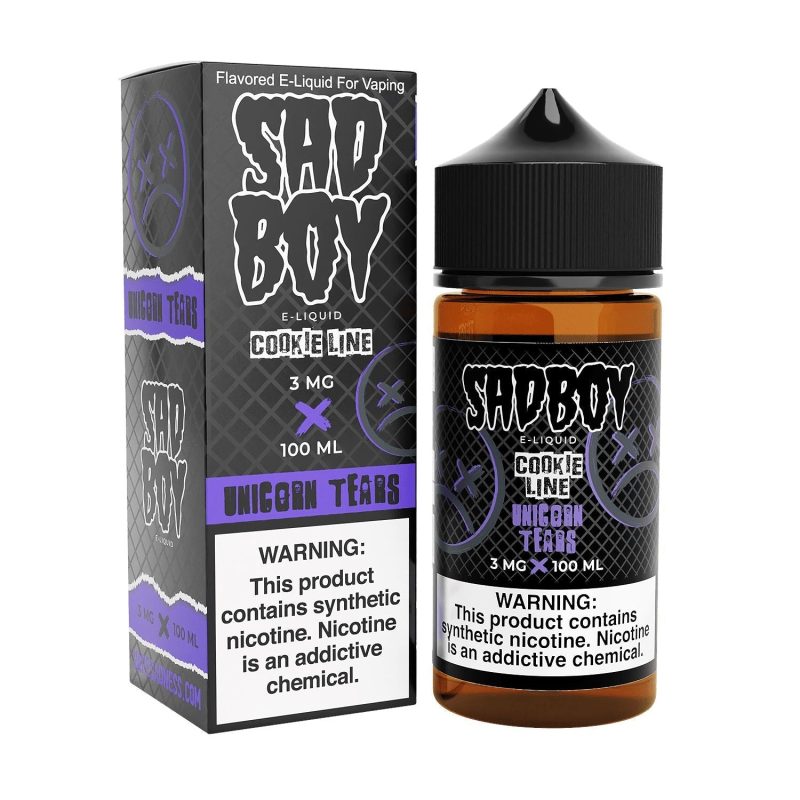 Unicorn Tears by Sadboy E-Liquid 100ml with packaging