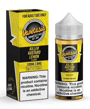 Killer Kustard Lemon by Vapetasia 100mL with Packaging