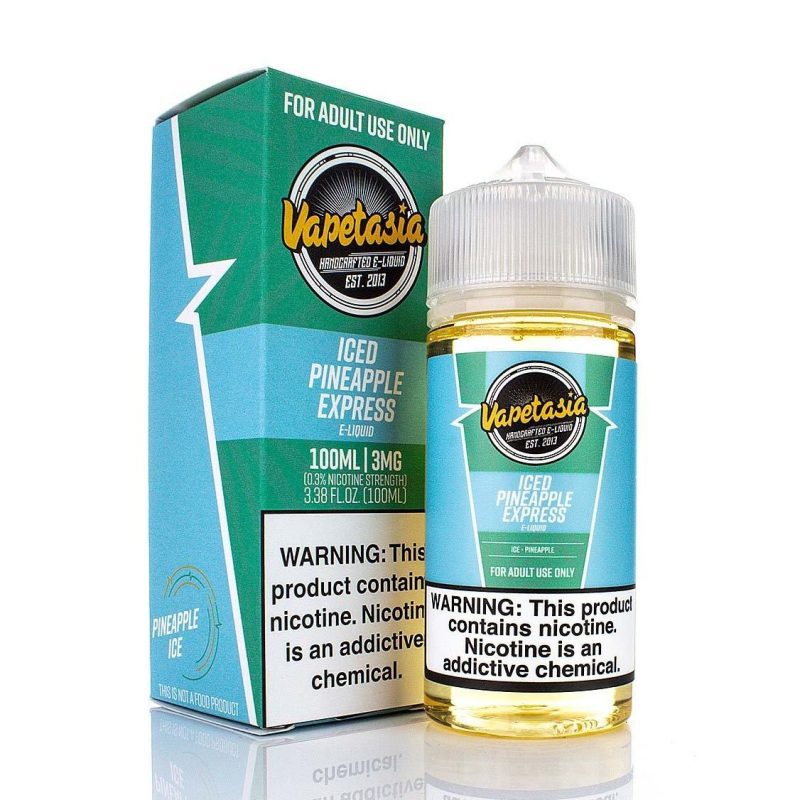 vapetasia iced pineapple express 100ml eliquid 259492