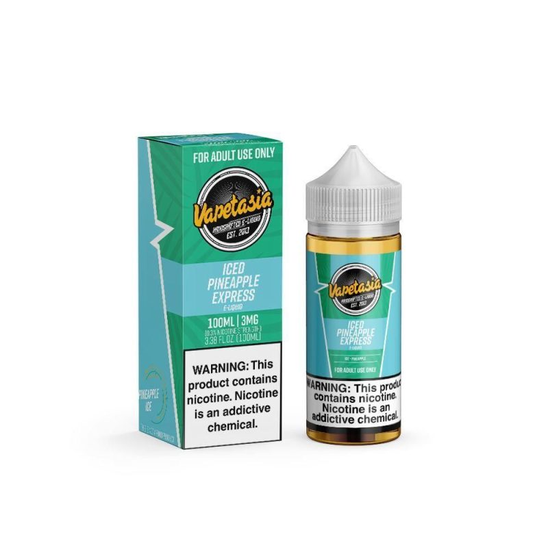 vapetasia iced pineapple express 100ml eliquid 904614