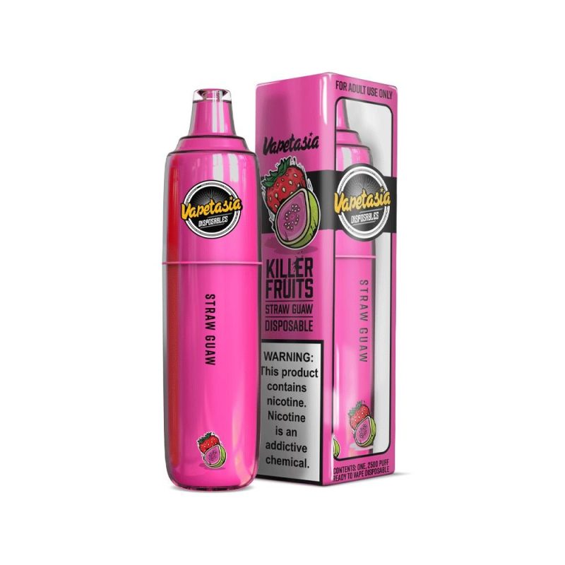 Vapetasia – Killer Fruits Disposable | 3500 Puffs | 10mL - Straw Guaw with packaging