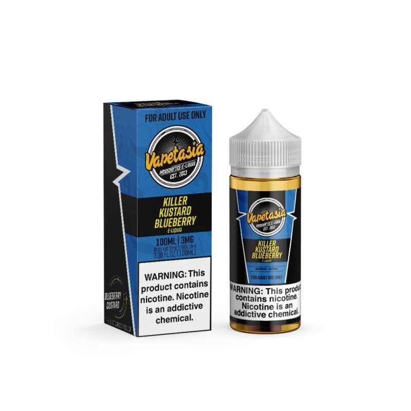 vapetasia killer kustard blueberry 100ml eliquid 370062