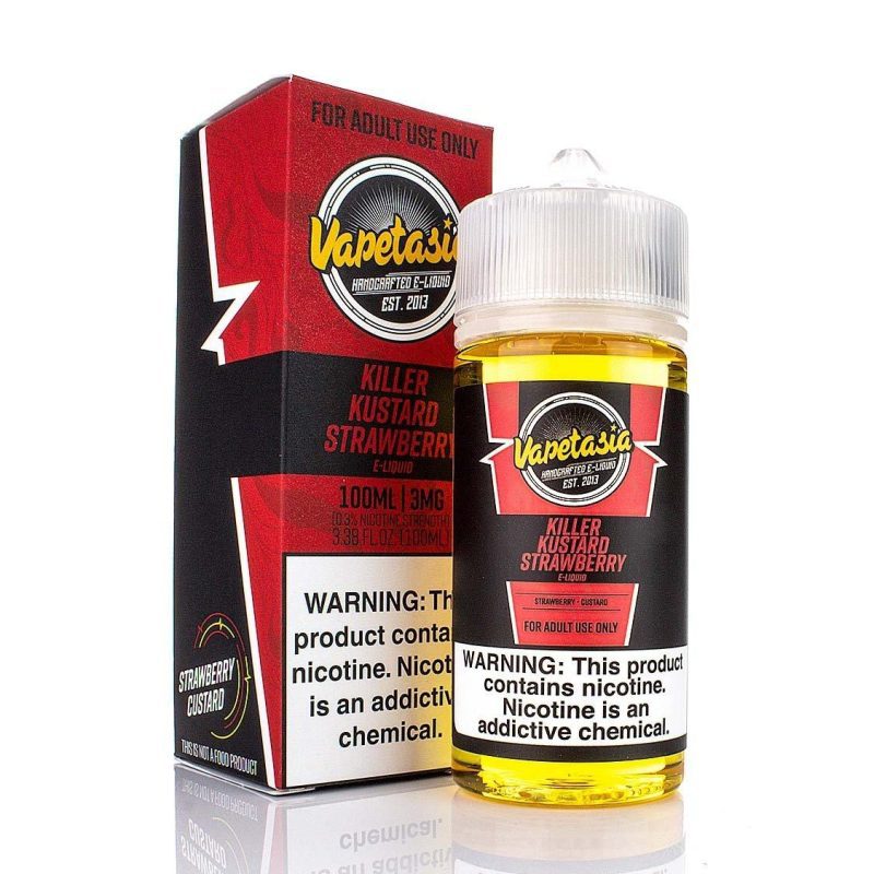 vapetasia strawberry killer kustard 100ml eliquid 897826