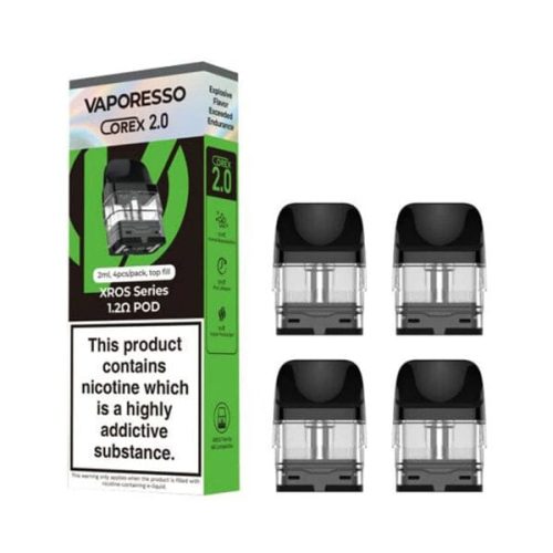 Vaporesso XROS Pods | 4-Pack 1.2ohm with packaging