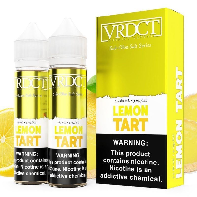 verdict sub ohm salt series lemon tart 2x60ml eliquid 756285