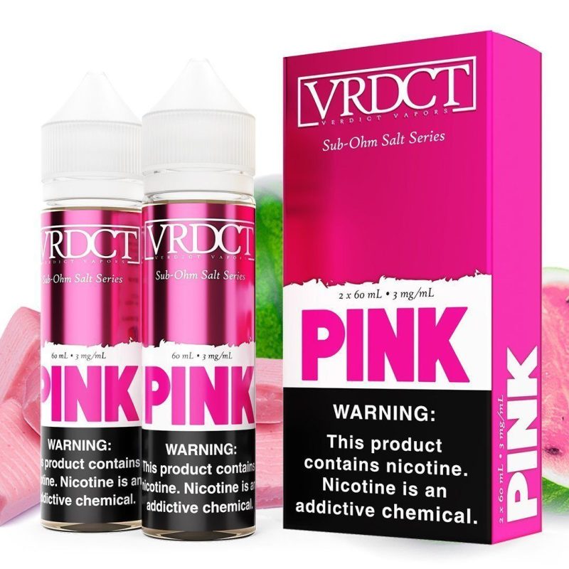 verdict sub ohm salt series pink 2x60ml eliquid 229761