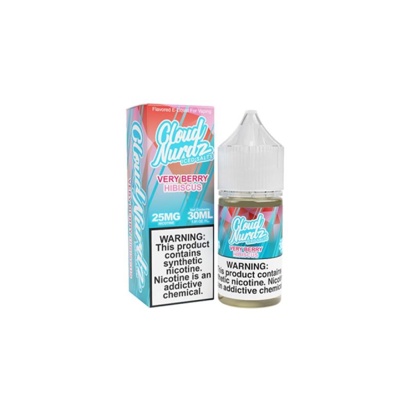 very berry hibiscus iced by cloud nurdz tfn salt 30ml 639114