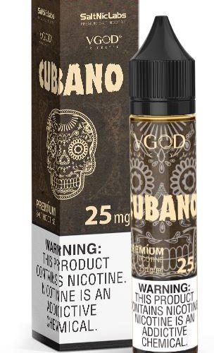 vgod saltnic cubano 30ml eliquid 218953