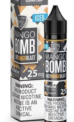 vgod saltnic iced mango bomb 30ml eliquid 689347