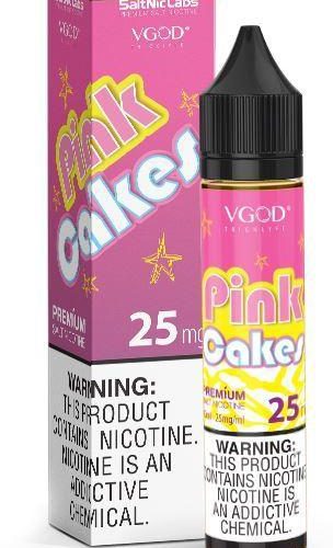 vgod saltnic pink cakes 30ml eliquid 802312