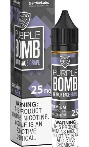 vgod saltnic purple bomb 30ml eliquid 179197