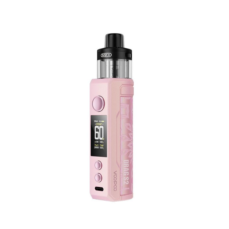 VooPoo Drag S2 Kit (Pod System) Glow Pink