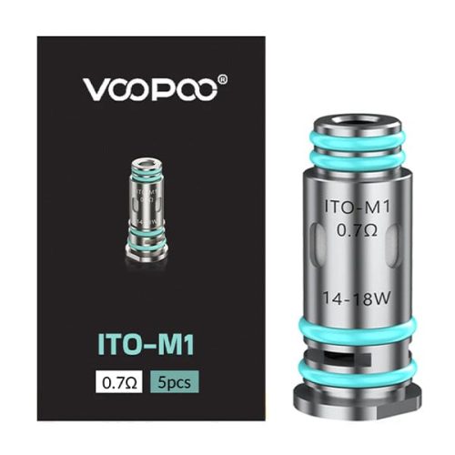 Voopoo ITO Coils | 5-Pack - ITO-M1 0.7ohm with packaging