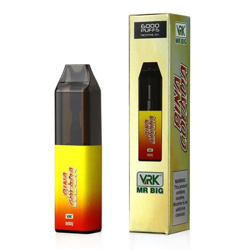 VRK Mr. Big Disposable | 6000 Puffs | 18mL pina colada with packaging