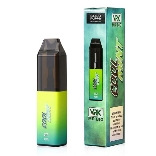 VRK Mr. Big Disposable | 6000 Puffs | 18mL cool mint with packaging