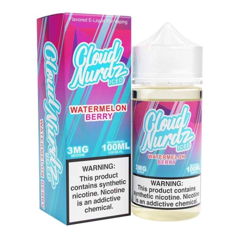 watermelon berry iced by cloud nurdz ice tfn 100ml 509809