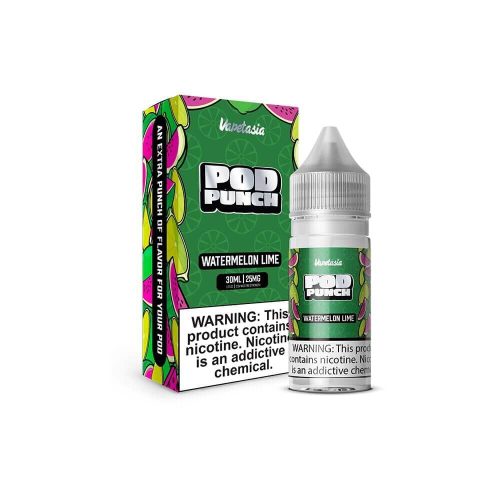 Watermelon Lime | Vapetasia Salt | 30mL Watermelon Lime with Packaging