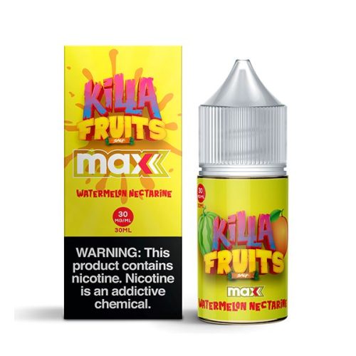 Watermelon Nectarine by Killa Fruits Salt Max TFN Salts 30mL with Packaging