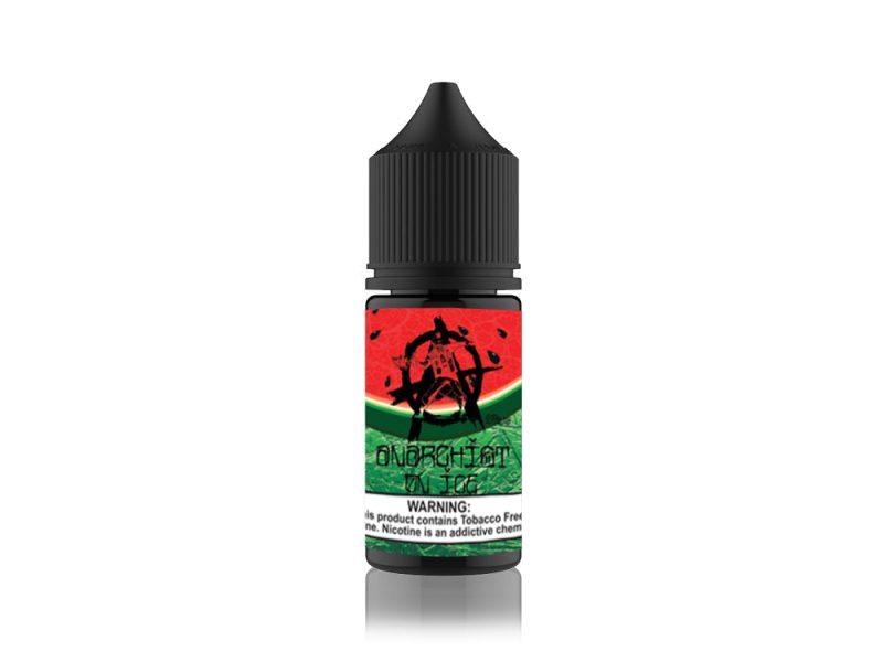 Watermelon on Ice by Anarchist Tobacco-Free Nicotine Salt 30ml bottle