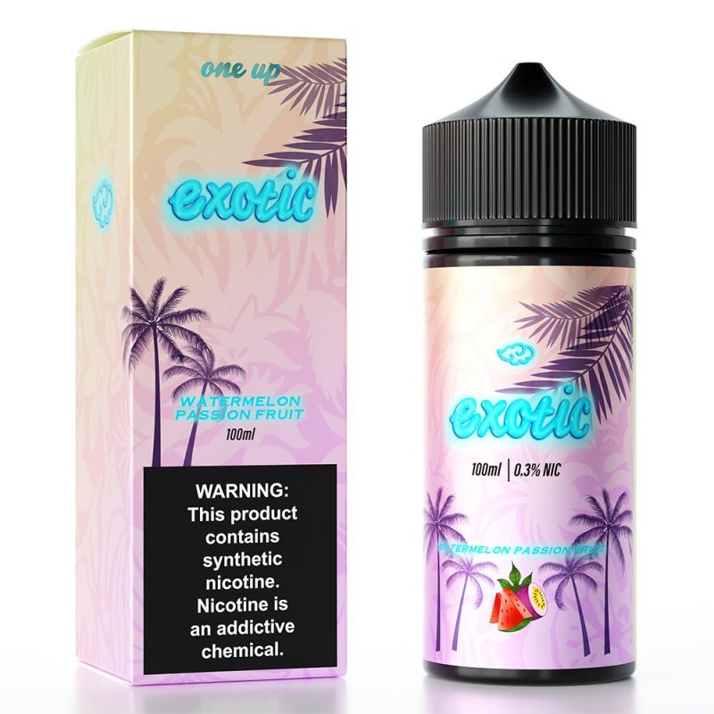 watermelon passion fruit by one up tfn e liquid 100ml freebase 966295