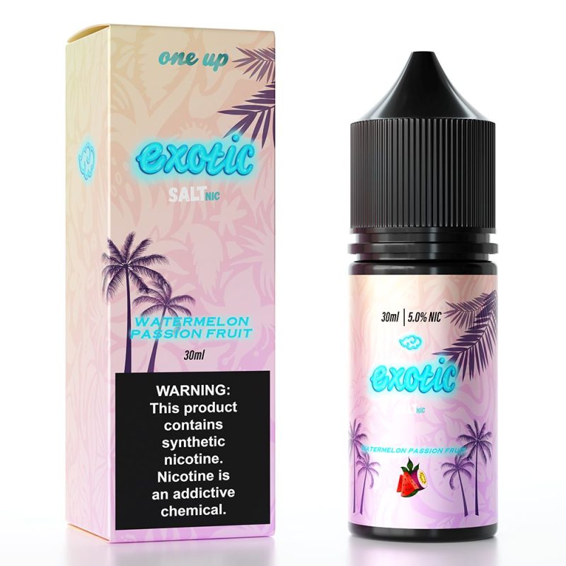 watermelon passion fruit by one up tfn salt series e liquid 30ml salt nic 305209