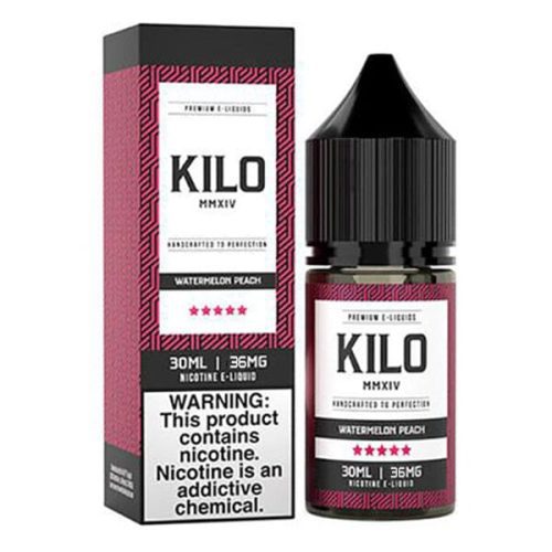 Watermelon Peach by Kilo Salt E-Liquid with packaging