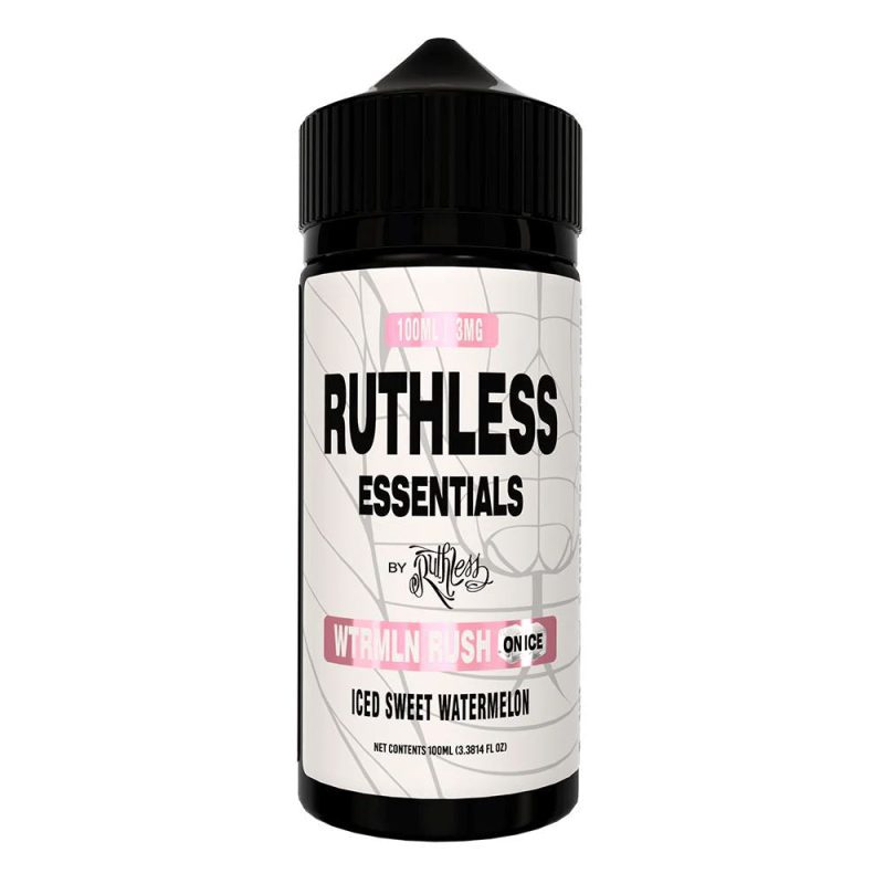 Watermelon Rush On Ice | Ruthless Essentials | 100mL | 3mg | Bottle Only